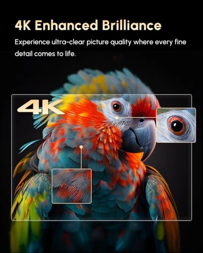 Google TV Projector - 1900 ANSI Lumens 3840 x 2160