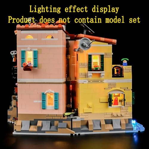 LED Light Kit for LEGO Ideas Italian Riviers 21359