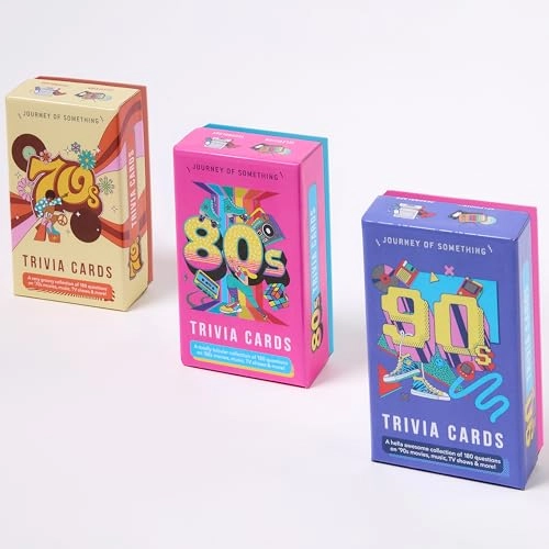 90s Trivia Card Game - English Adult