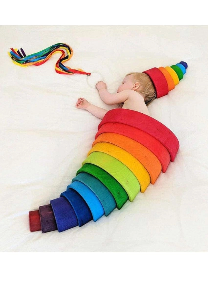 Wooden Rainbow Memory Toy - 2+ Years 12.0 pieces
