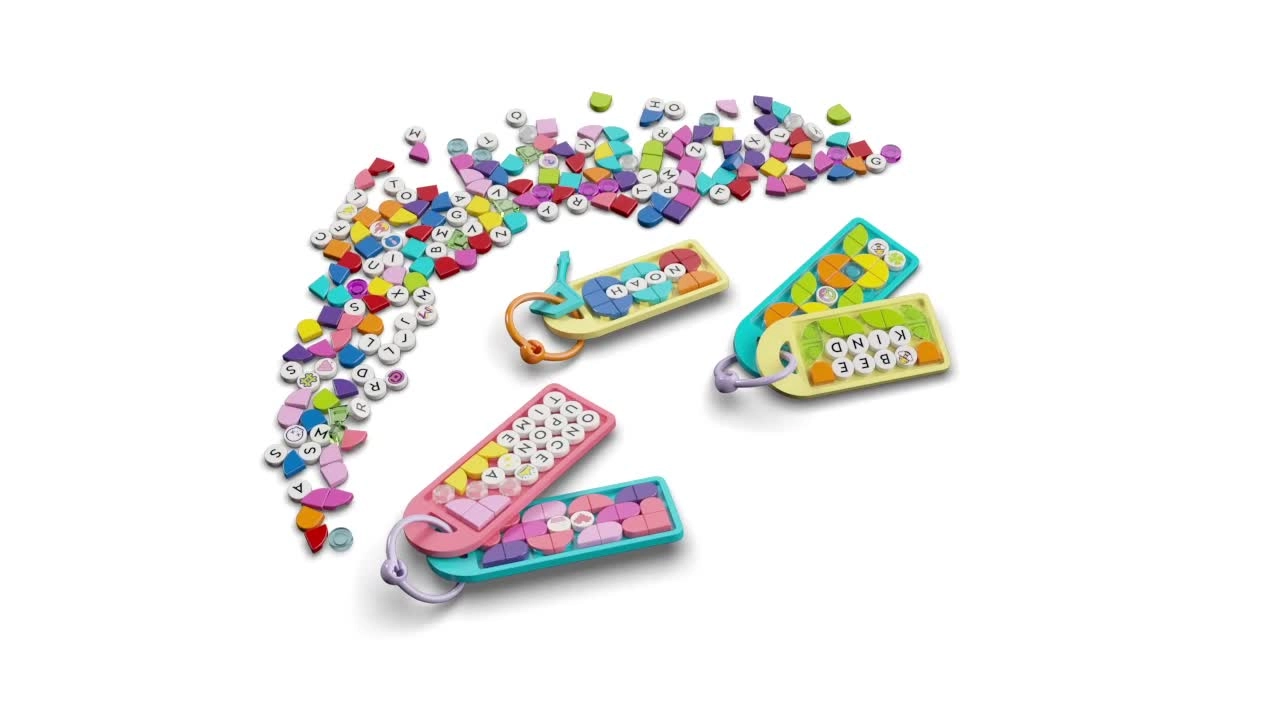 DOTS Bag Tags Mega Pack (41949) - Messaging Multi colour