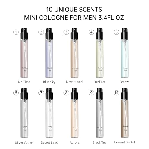 Men's Luxury Cologne Gift Set - Eau de Parfum 10 piece(s)