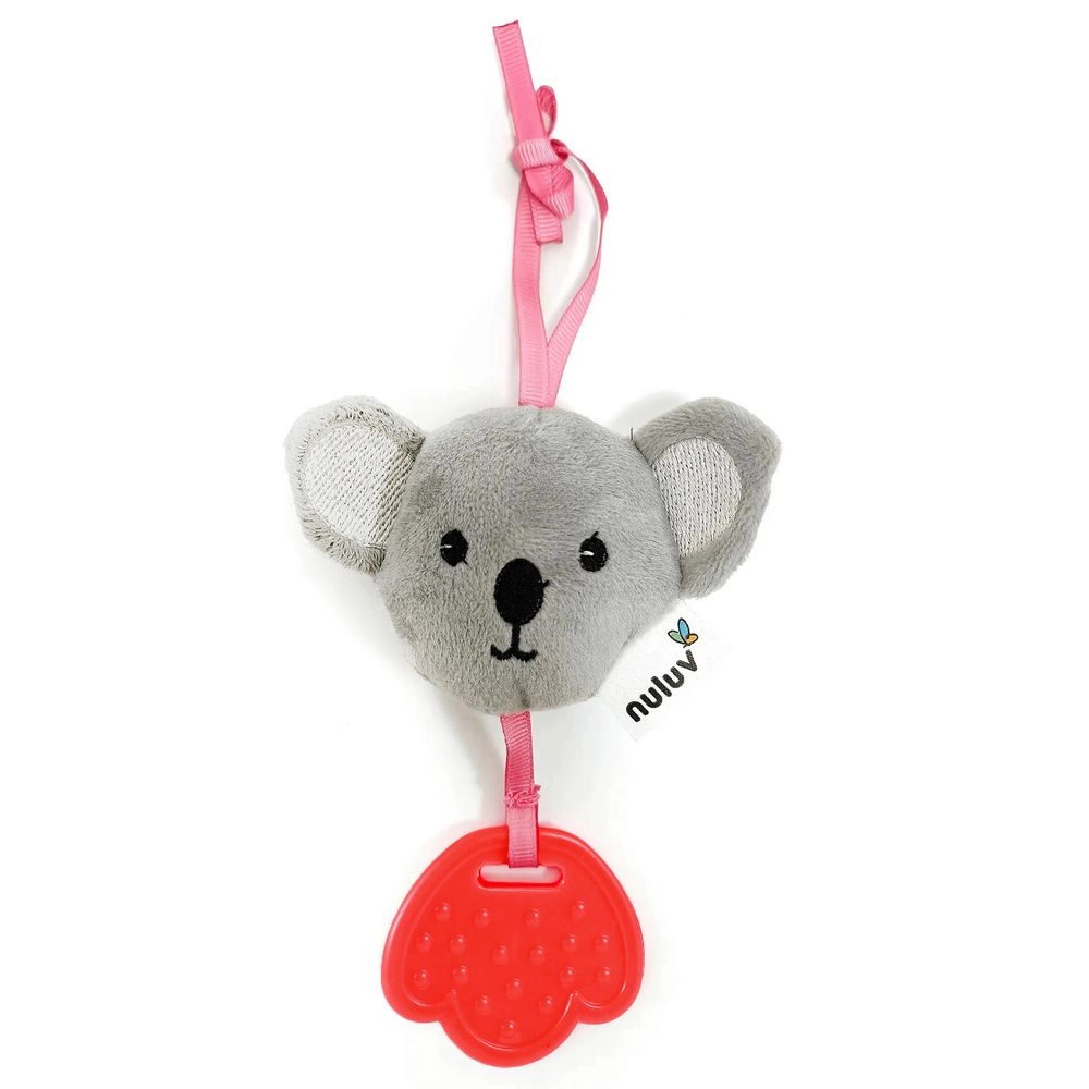 Nuluv Playtime Koala Teether - Silicone Ring Soft Plush