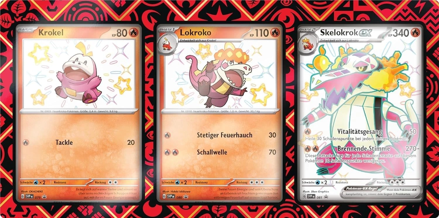 HEART FOR CARDS Pokémon Iridescent - German SVPDE079 SVPDE080 SVPDE081 3pcs