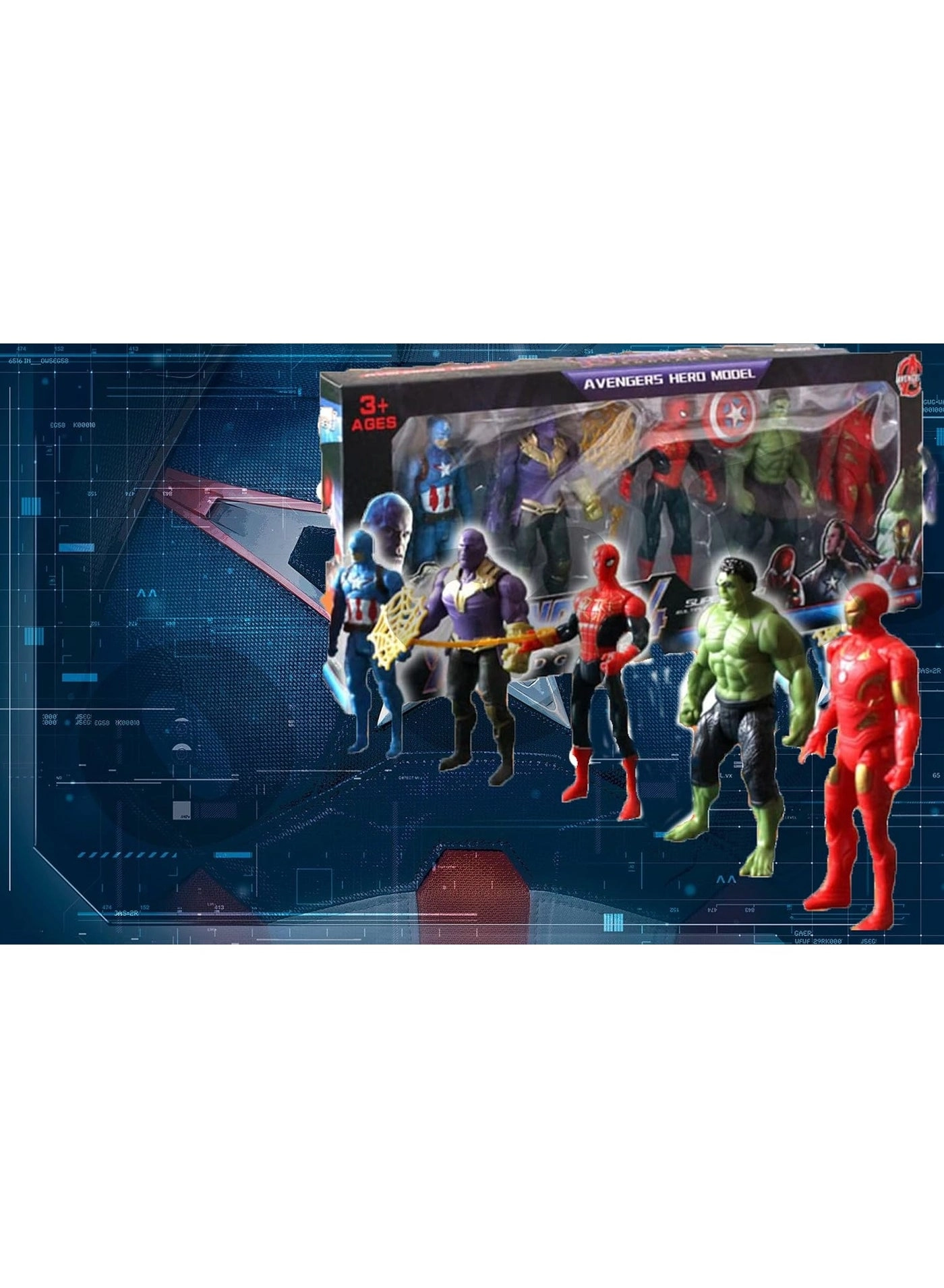Super Hero Action Figures (3094) 5 pcs
