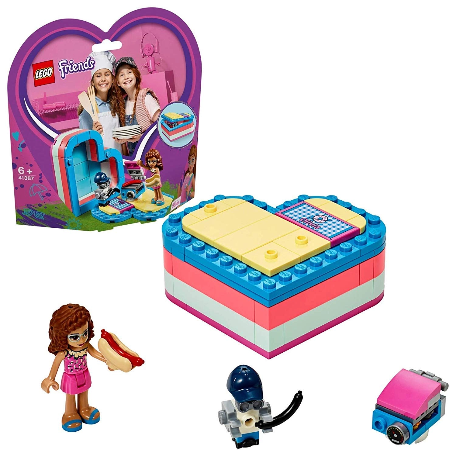 LEGO Friends Olivia's Summer Heart Box (41387) - Multicolored