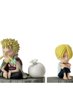 Banpresto One Piece World Collectable Figure Log Stories Sanji & Zeff