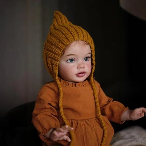 Pippa Reborn Baby Doll - 26 inch Cotton Vinyl Hand-rooted Curly Hair Ages 3+