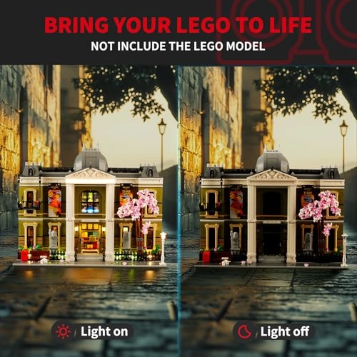 Lighting Kit for Natural History Museum - Compatible with Lego Icons Battery Powered