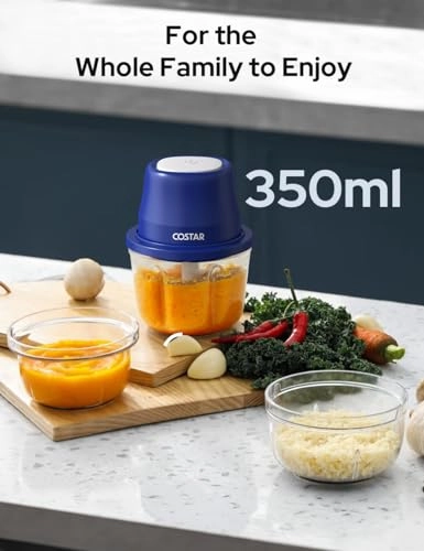 Mini Electric Chopper - 350ML USB Rechargeable