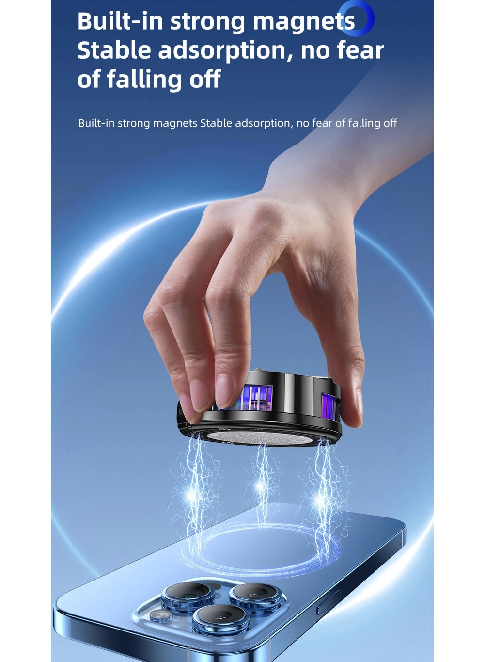 Semiconductor Phone Cooler - RGB Light iPhone 12/13