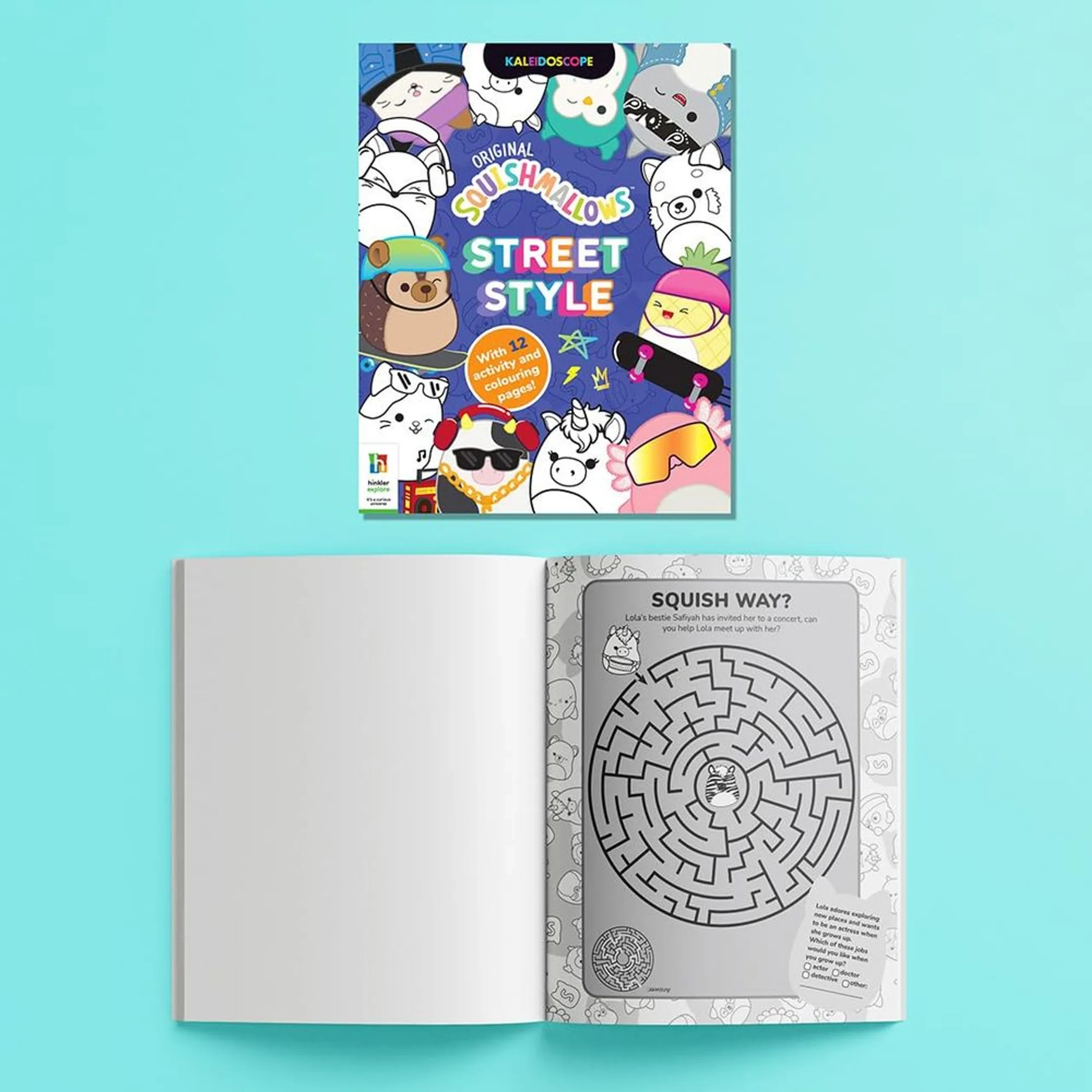 Kaleidoscope Squishmallows Creative Colouring Kit - Multicolor