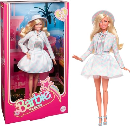 Margot Robbie as Barbie Collectible Doll - Plaid Matching Set Collectible Packaging
