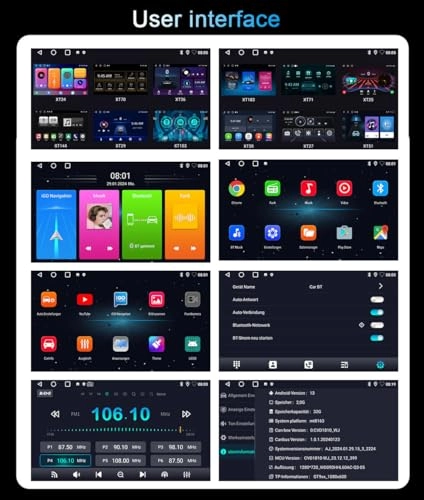 Android Auto GPS Radio Navigator - 9 inch
