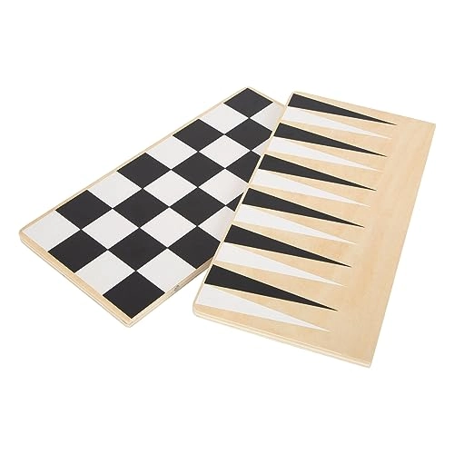 Chess and Backgammon - Gold Edition Wooden (German)