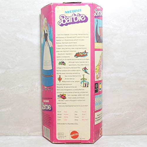 Barbie Dolls of the World - 1982 Swedish 4032