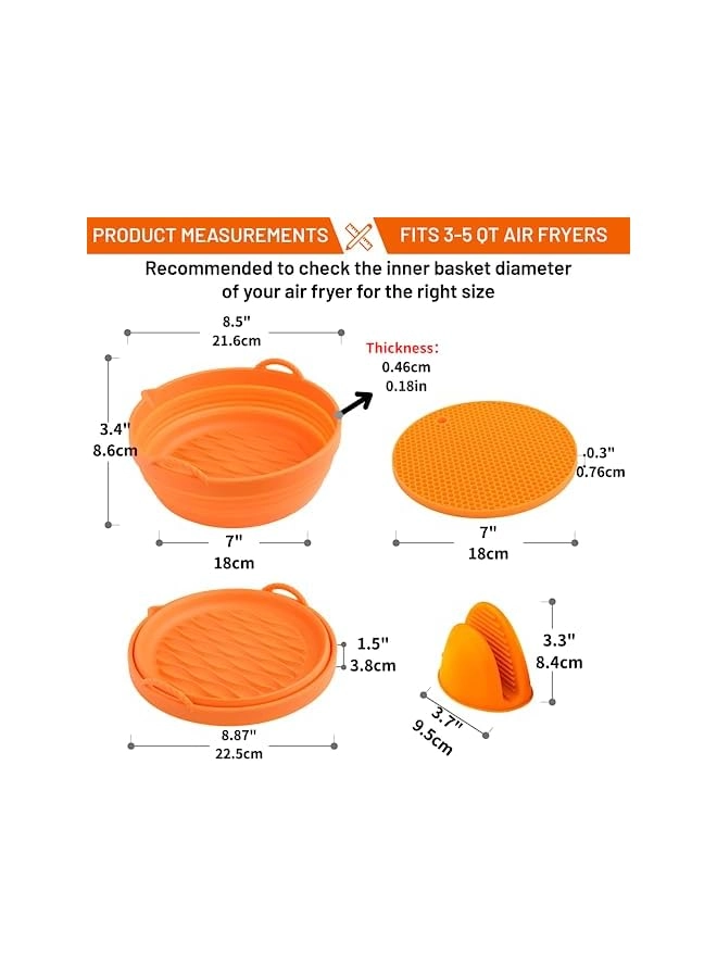 Fryer Silicone Pot - medical grade Platinum silicone