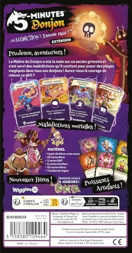 5 Minute Dungeon: Exp. Curses! Foiled Again! (French)