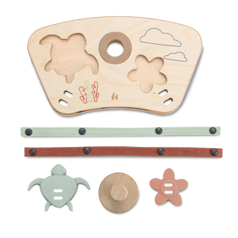 Puzzling Turtle & Flower Play-Tray - Suitable for 8 Months & Above.