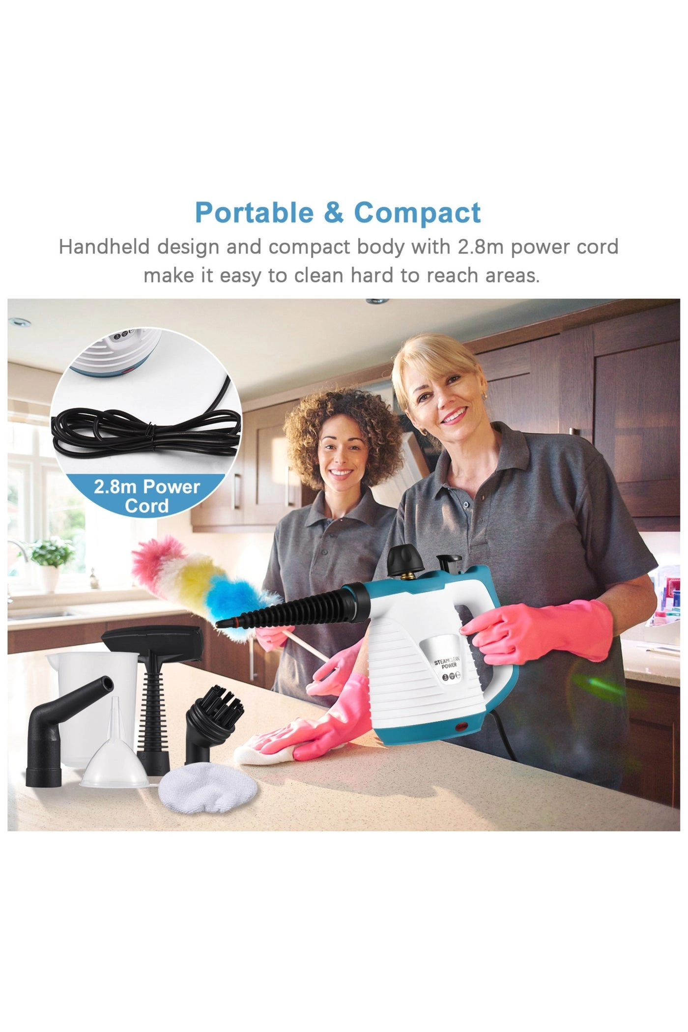 Handheld Steam Cleaner - 3.0bar 350ml