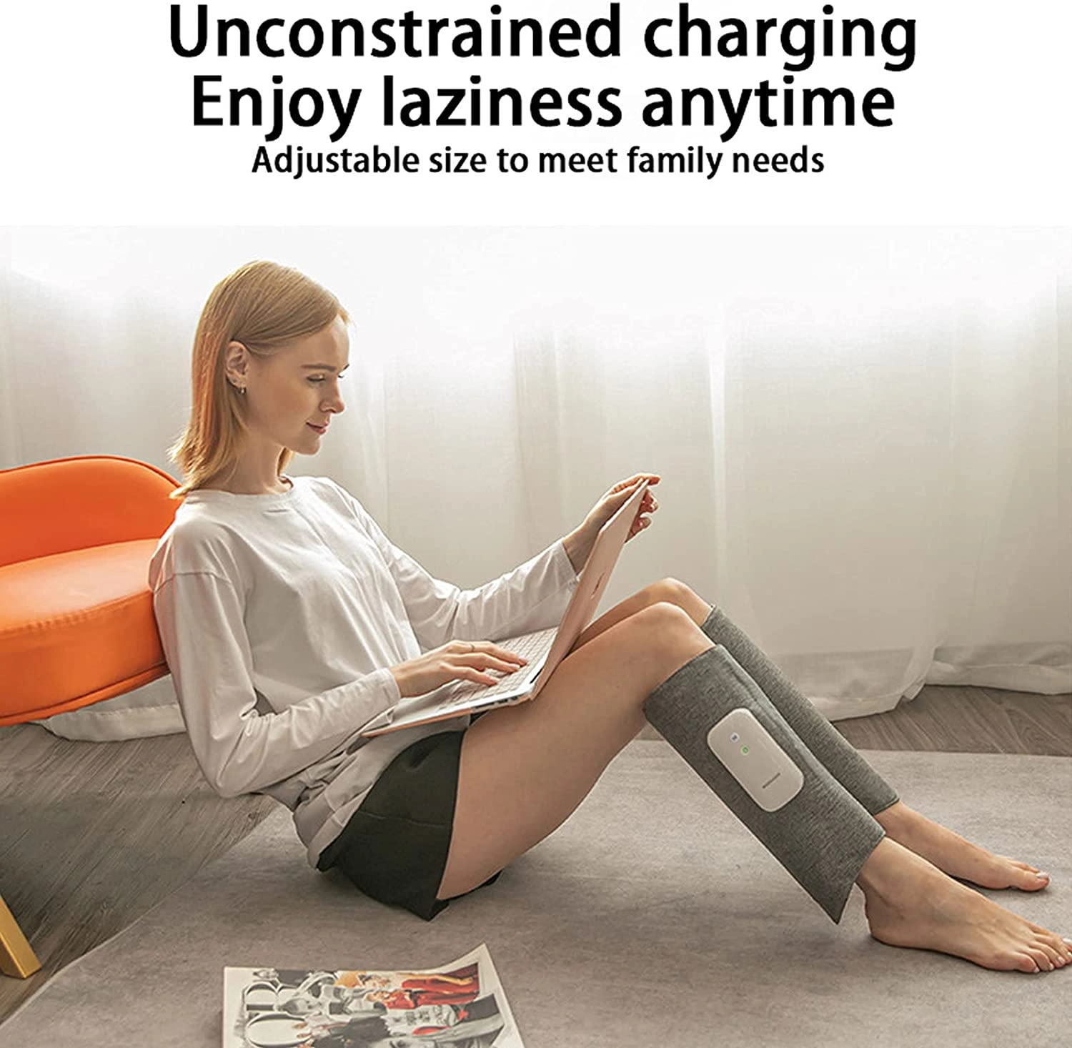 Calf Air Massager - Cordless 3 Modes Hot Compress