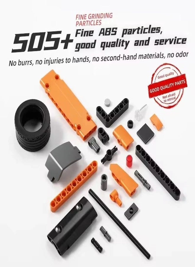 Pull Back Racing Car - Orange Mustang 520 pcs