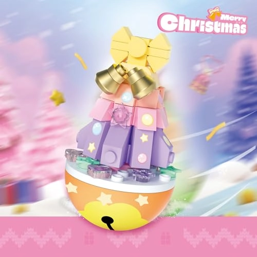 Christmas Building Blocks - Christmas Tree Snowman Santa Claus Gingerbread Man 4 pcs