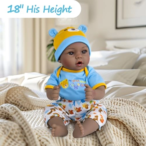 Reborn Baby Doll - 18 inches Vinyl Ages 3+