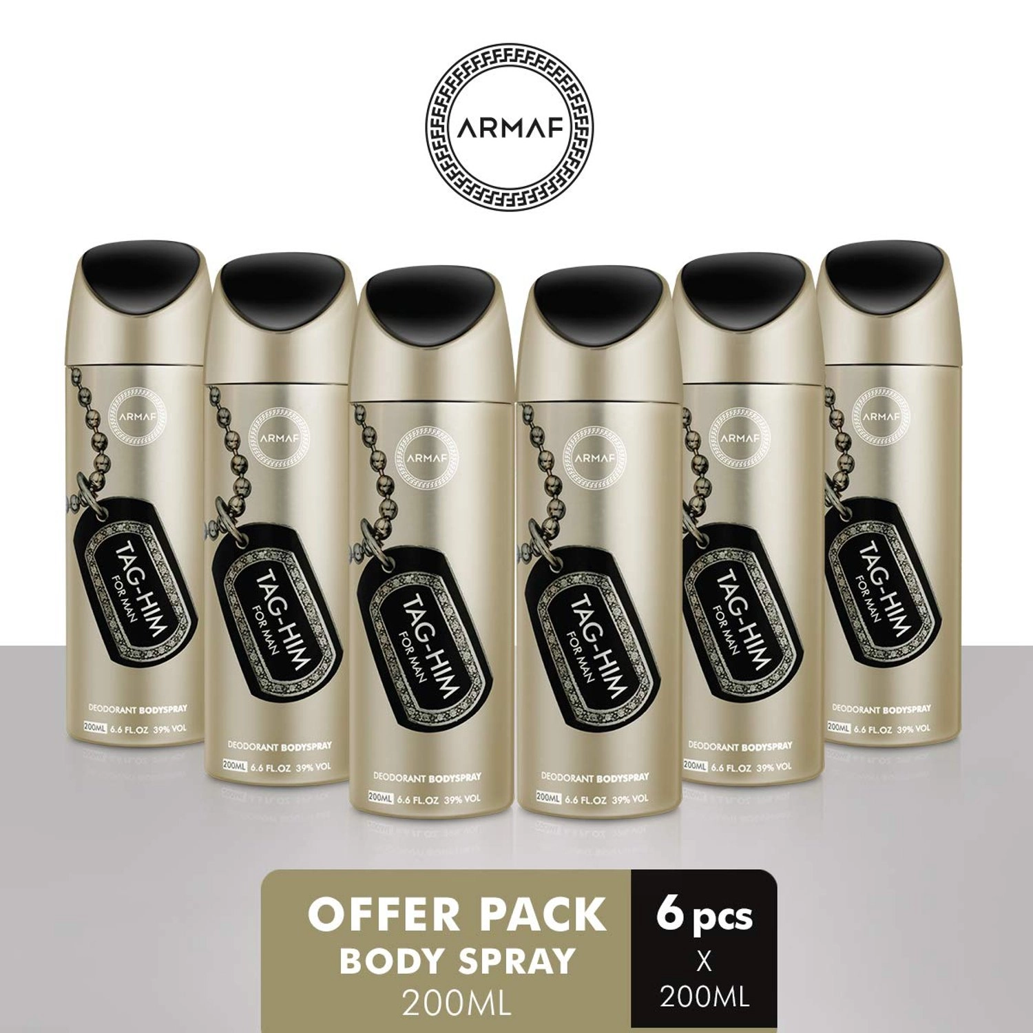 TAG-HIM MAN - 200ml Pack of 6