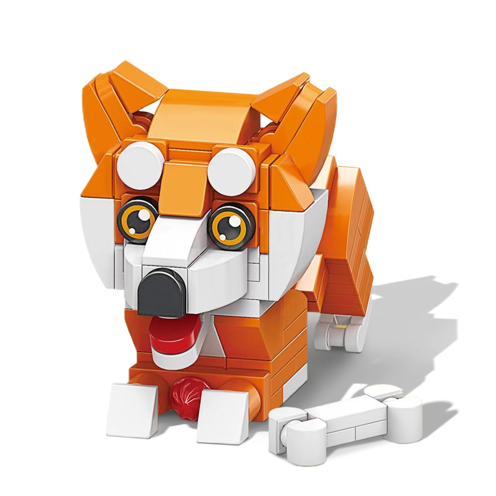 Scosloo Dog Animals Building Block Sets - Shiba Inu 123pcs