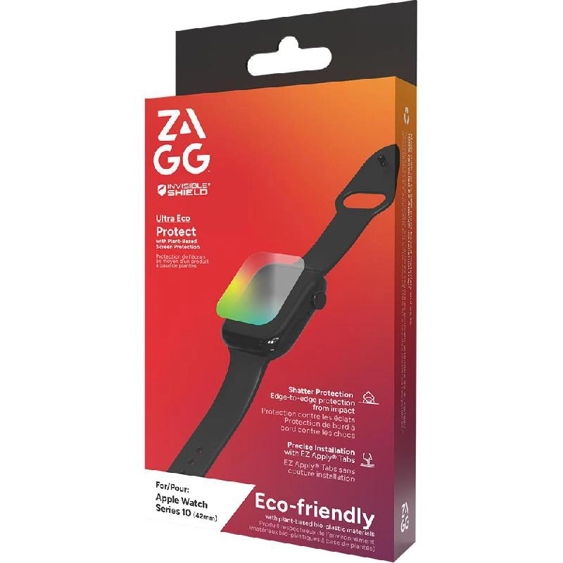 Screen Protector for Apple Watch Series 10 46 - 99% Plant-based Materials Edge-to-edge Protection Self-healing Nano Memory High Gloss Finish