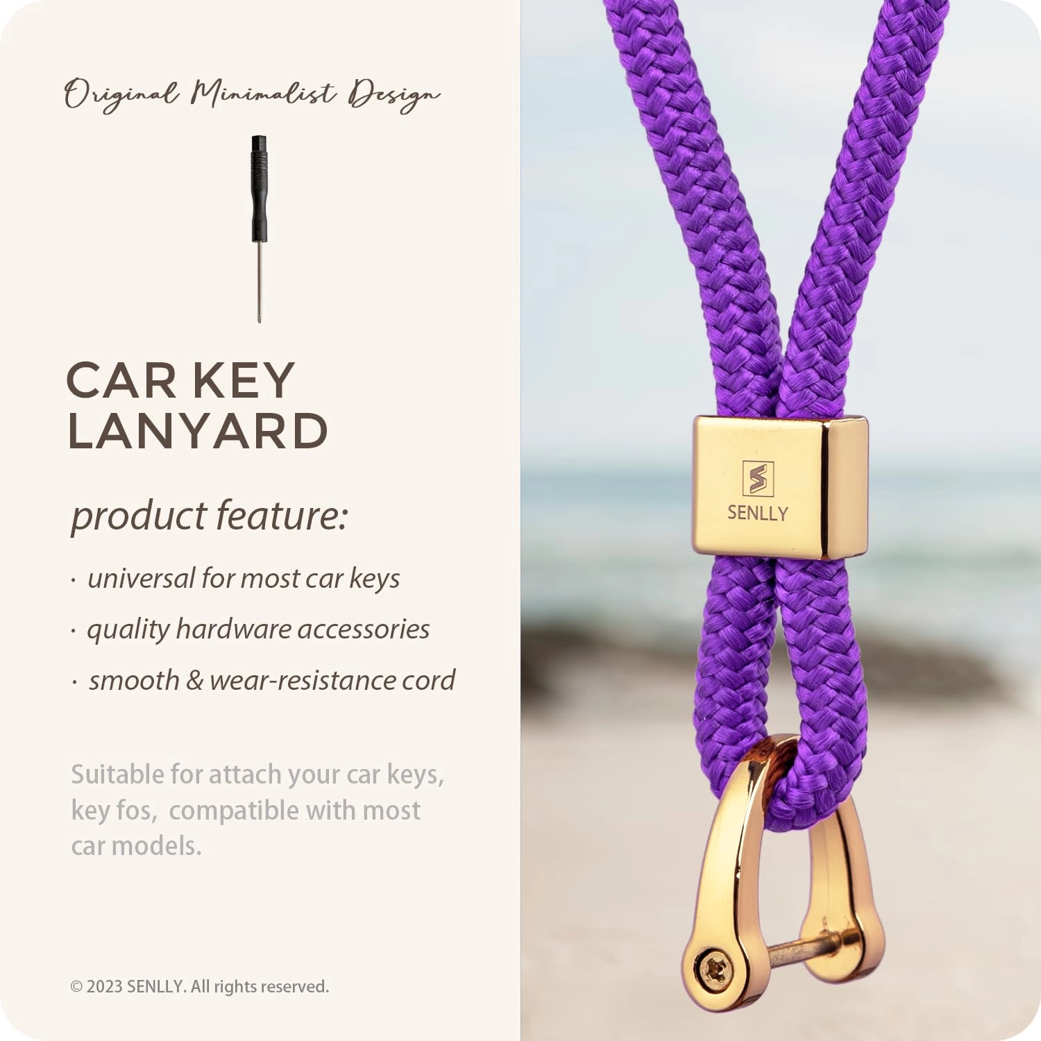 Car Keychain - Stretchy Elastic
