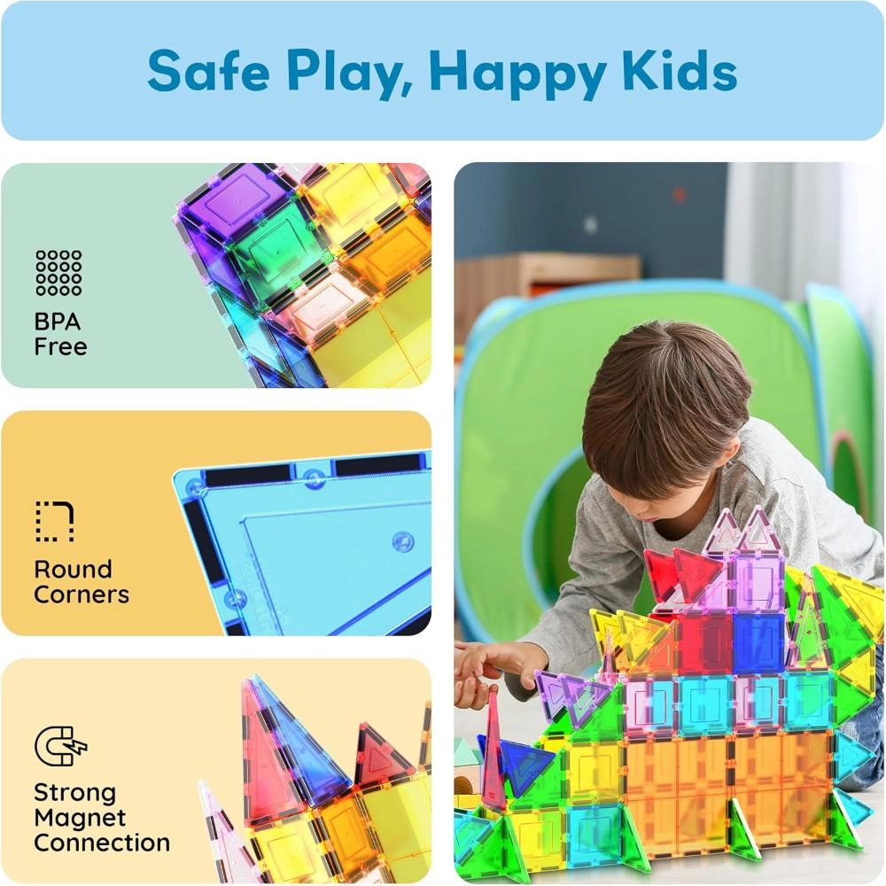 Magnetic 3D Blocks - Architecture 101 pcs