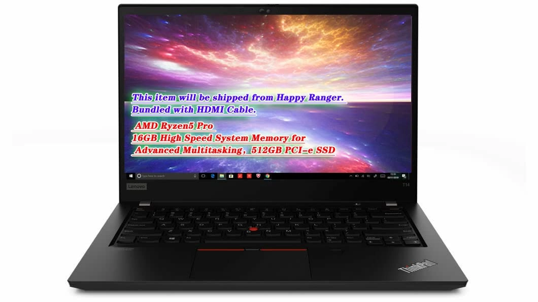 Lenovo (Renewed) ThinkPad T14 - 14'' Ryzen5 Pro 4650U 16GB DDR4 512GB SSD