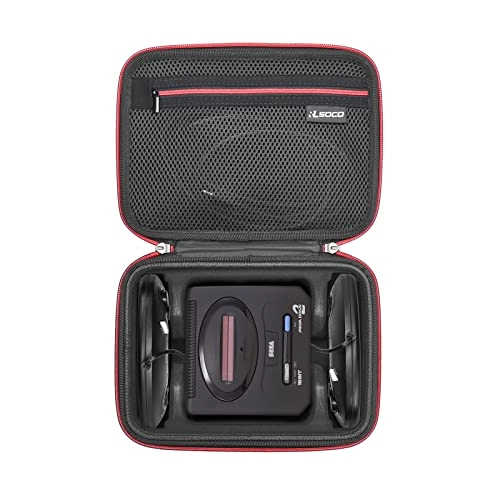Carrying Case for Sega Mega Drive 2 - Black Hard Shell