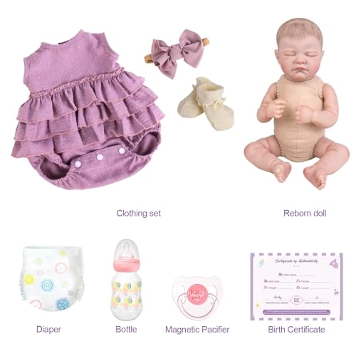 Reborn Baby Doll - 20-inch Vinyl Soft Cloth Body Girl Ages 3+