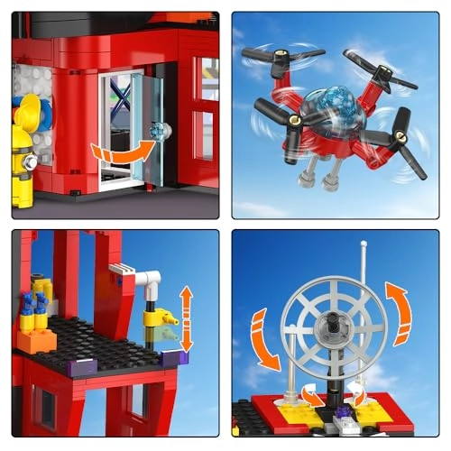 City Fire Brigade Fire Plane - 803 pcs