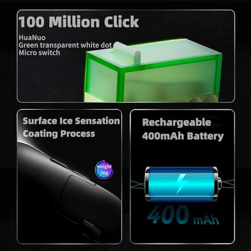 AJ159 PRO Gaming Mouse - 2.4GHz Bluetooth USB