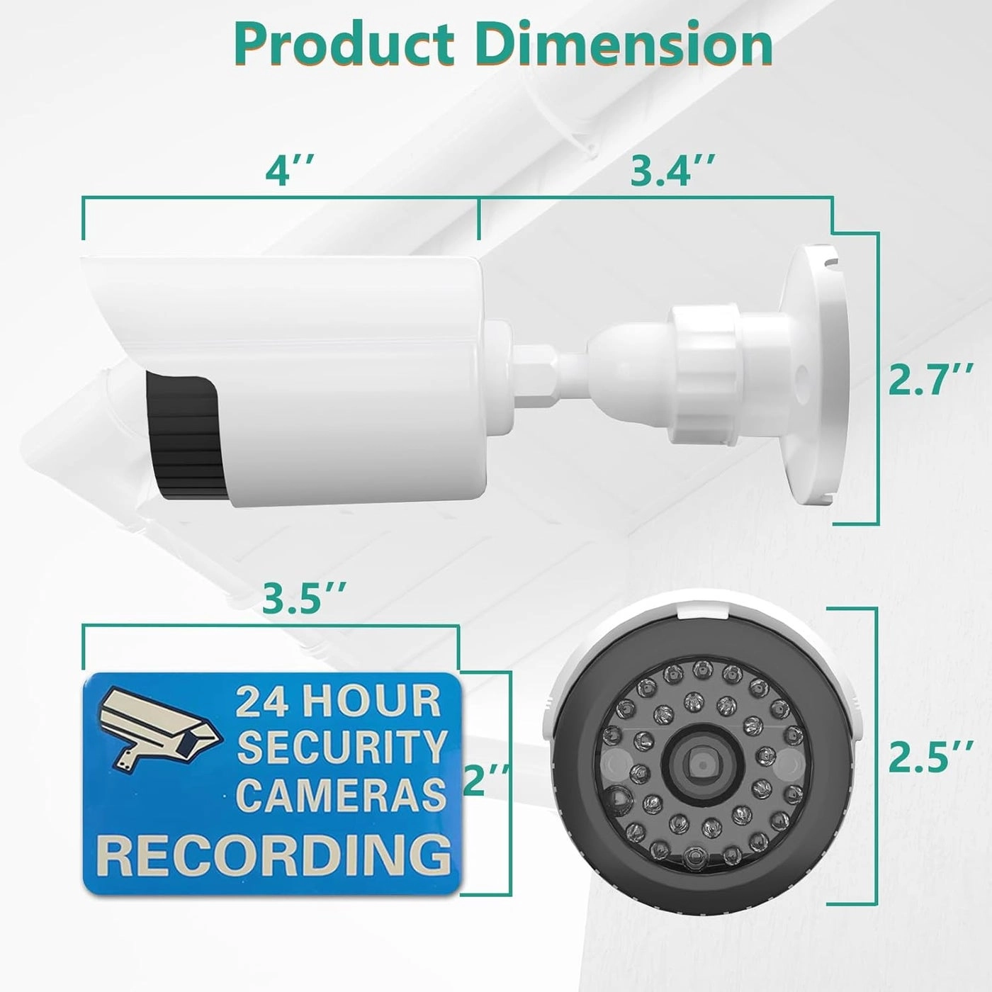 Bullet Dummy Camera - Indoor/Outdoor