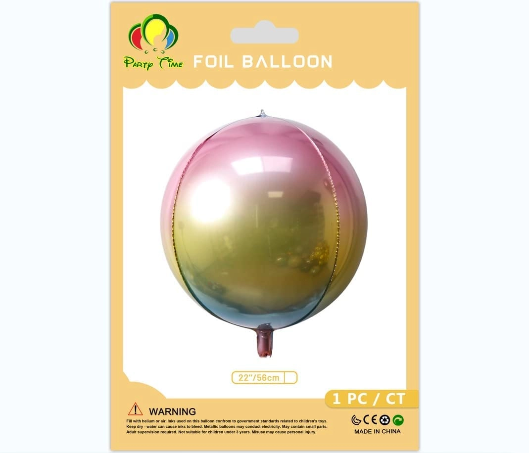 Party Time Trading LLC Orbz Balloon - 1pc Birthday