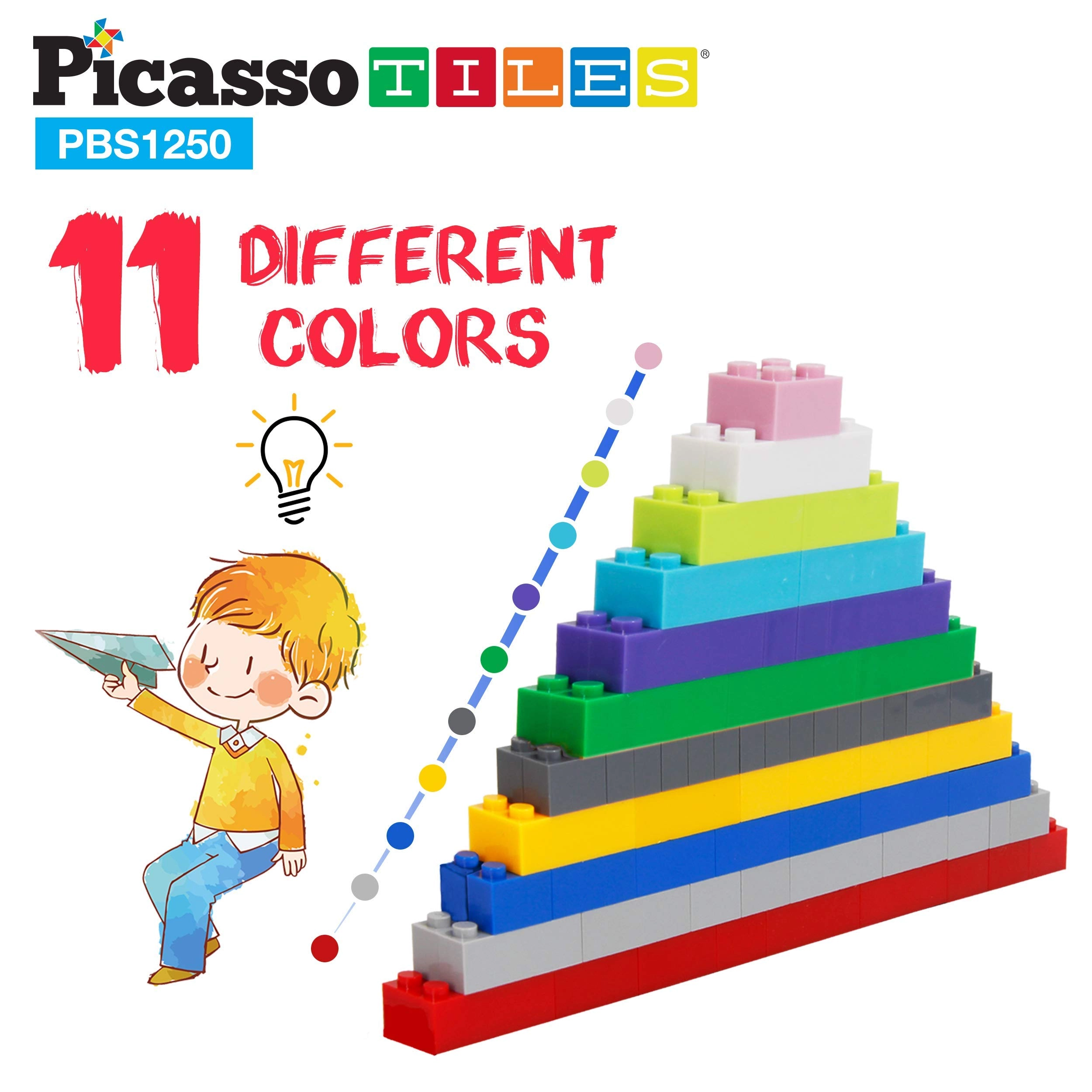 Magnetic Building Blocks - 1250pcs