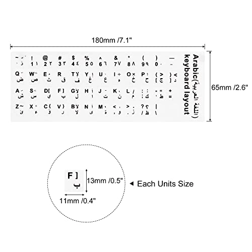 Arabic-English Keyboard Stickers