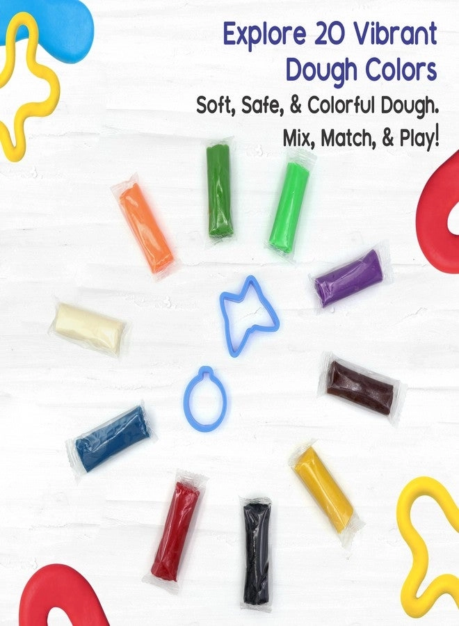 Creative Dough Bucket - 3+ years 20 pcs