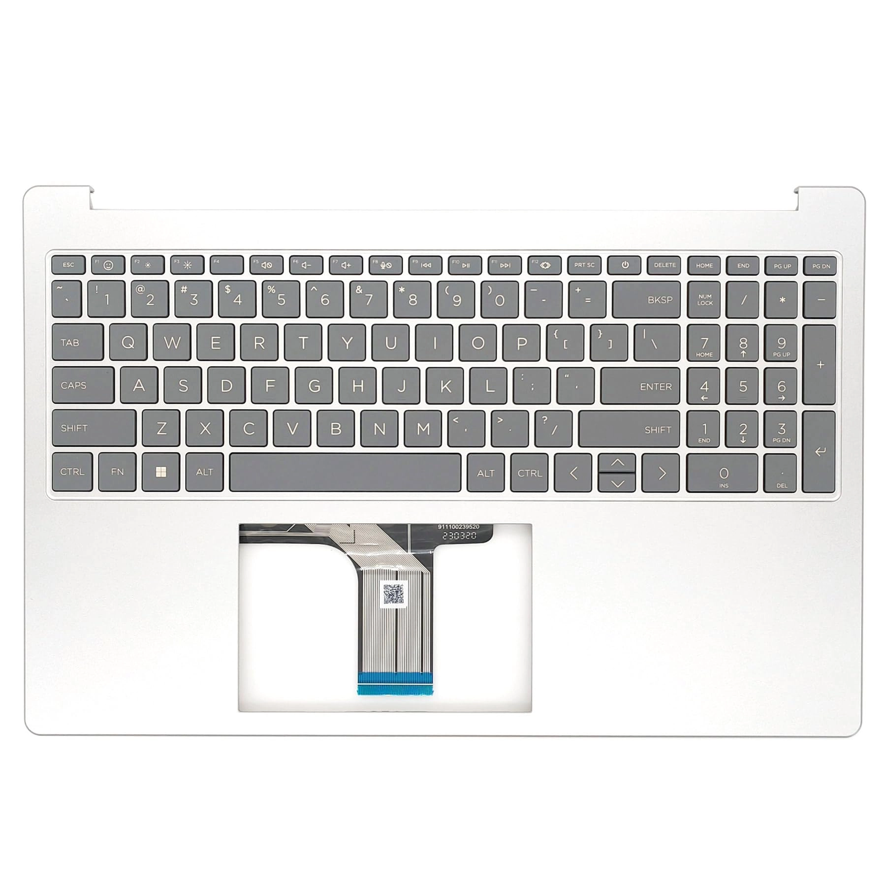 Jxjslp Palmrest Upper Case - N36752-001 Silver