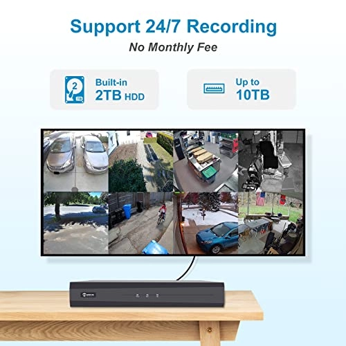 8CH 4K PoE Security Camera System