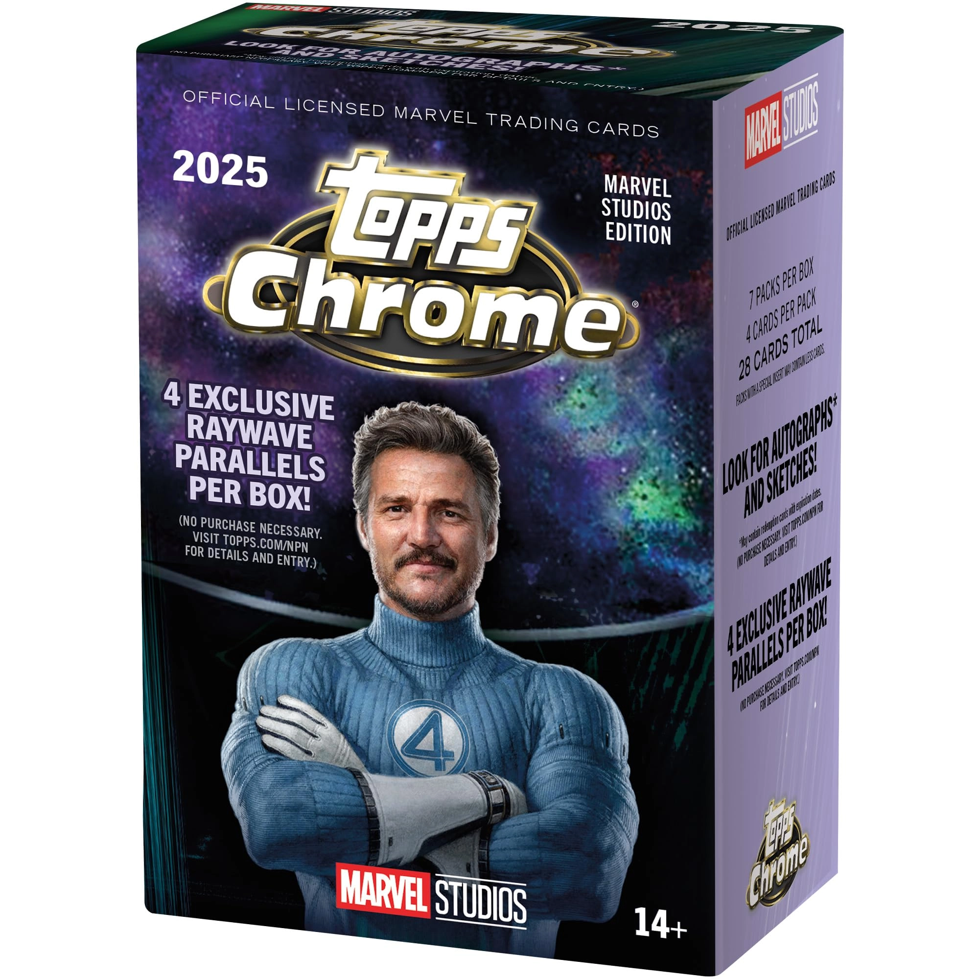 Topps Marvel Studios Chrome - 28 cards