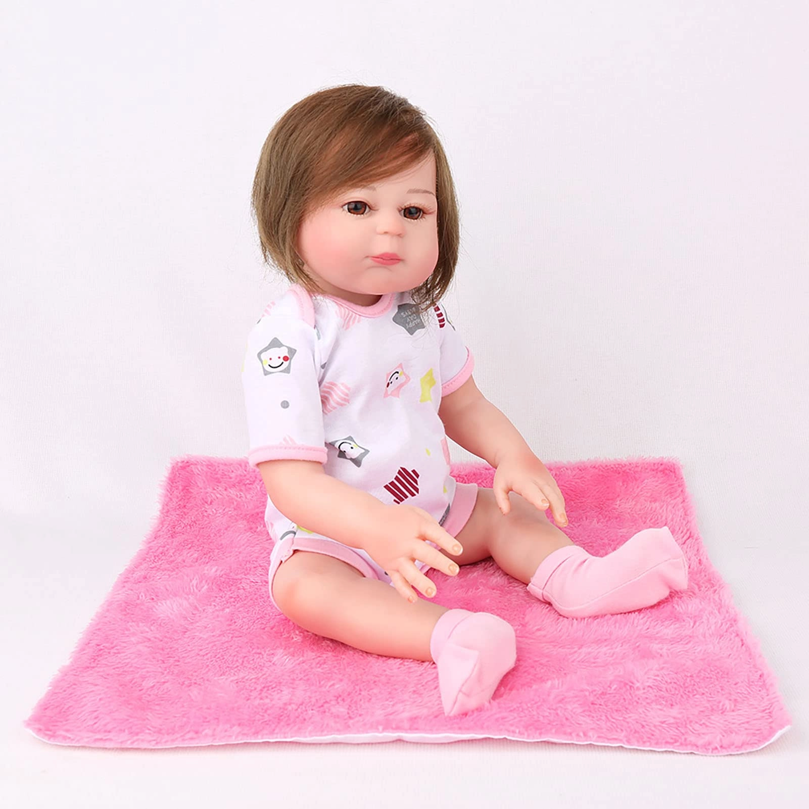 Reborn Baby Doll - 18 Inch 45cm Soft Vinyl Girl
