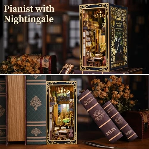 Book Nook Kit - Pianist With Nightingale