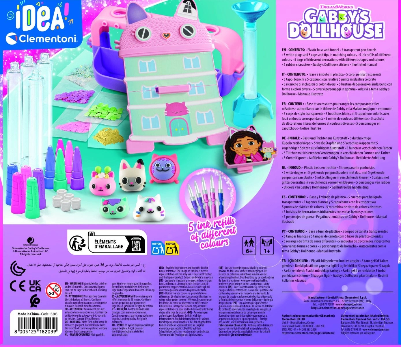 Idea Gabbys Pen Lab - 5 pens