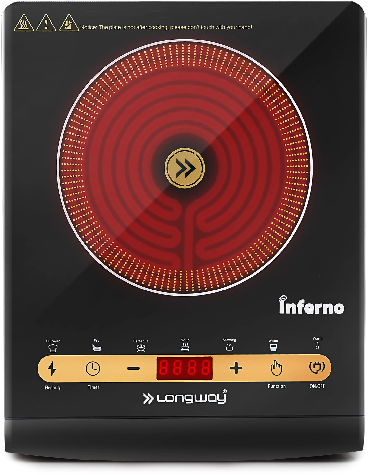 LONGWAY Inferno LW-Inferno-ICT-TP-2000W-Black-P1 Induction hob